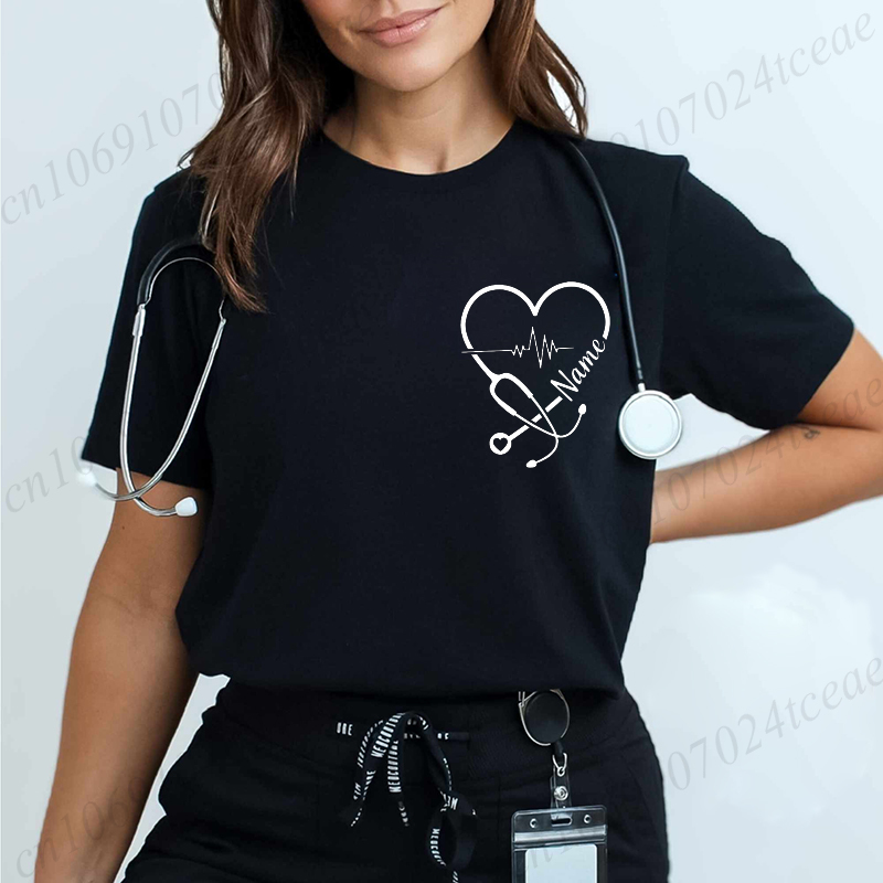 Summer Clothing Name - Özel Hemşire Kişiselleştirilmiş Gömlek, Kadın Erkek