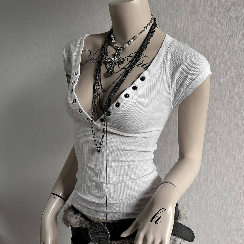 Summer Grunge Clothing - 2026 Yaz Kadın Y2K Grunge Goth