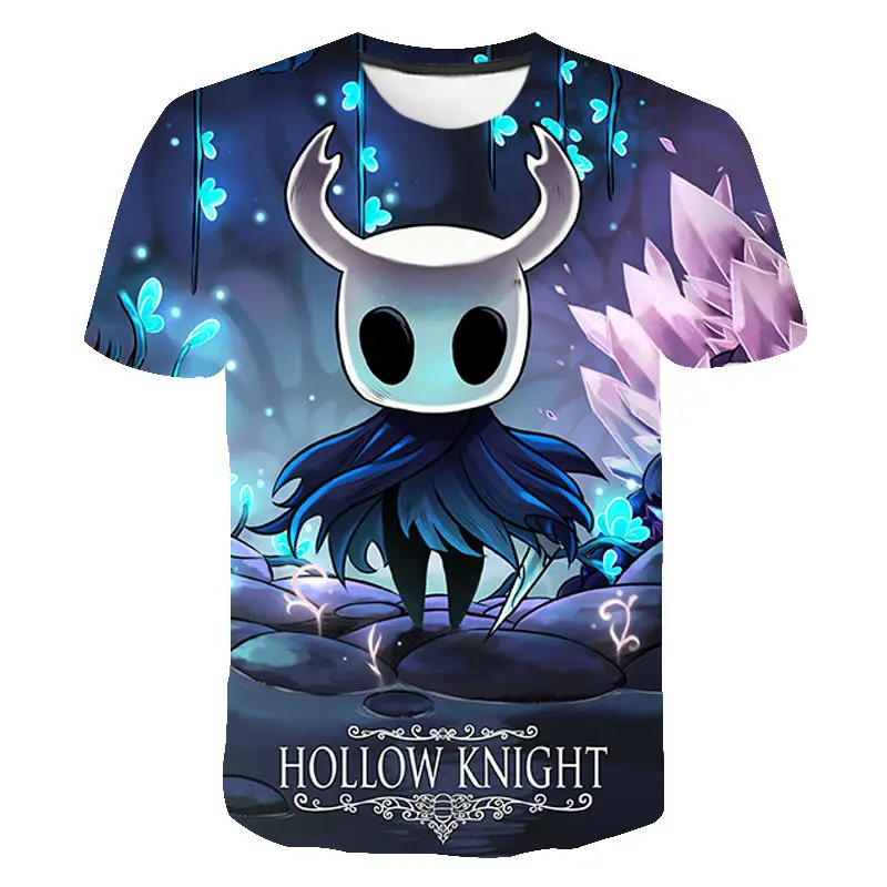 Summer Knights Clothing - Yeni Karikatür Oyun T-Shirt Hollow Knight