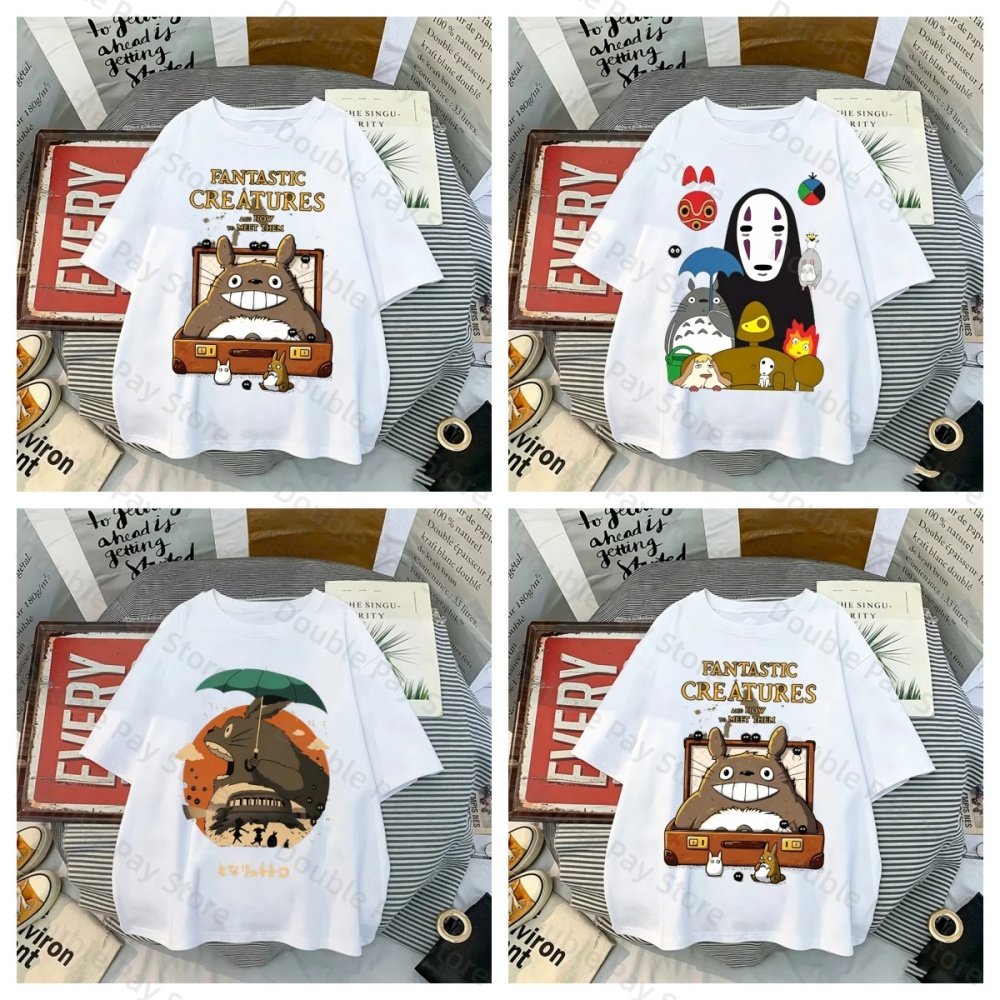 Summer Away Clothing - Anime Totoro Ruhların Kaçışı T-shirt Unisex