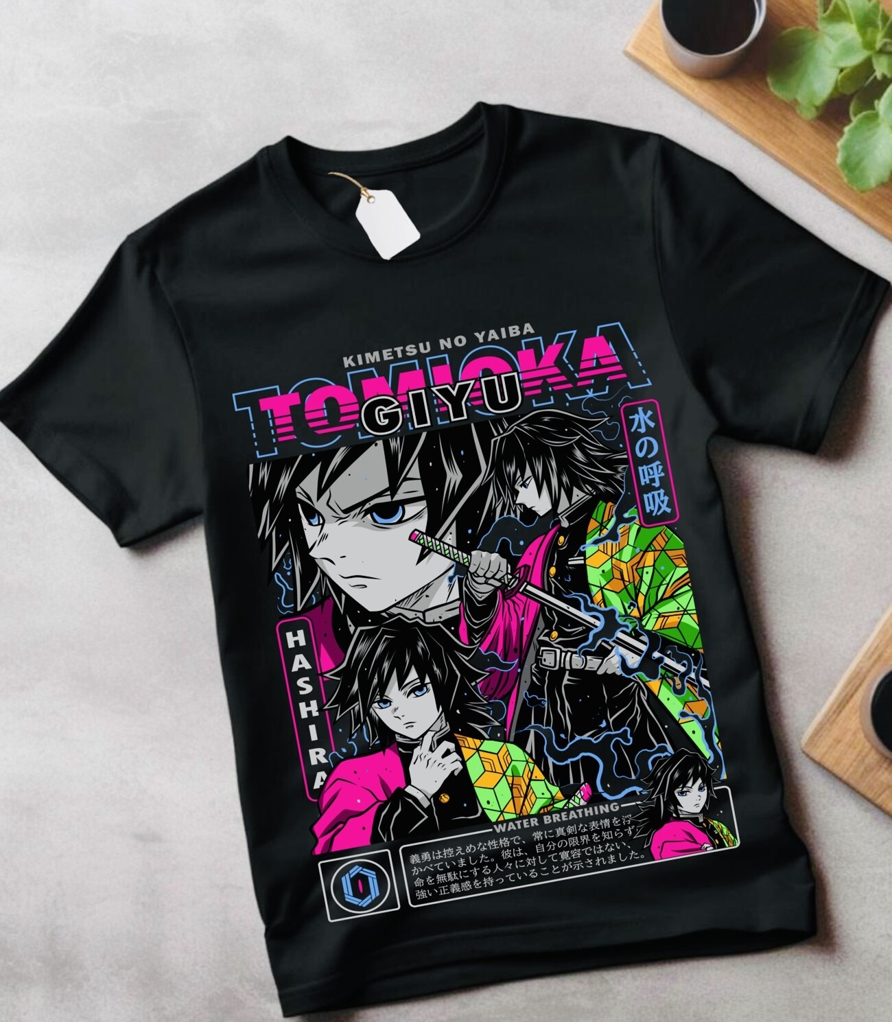 Summer Edit Clothing - 2026 Yaz Demon Slayer Anime Giyu