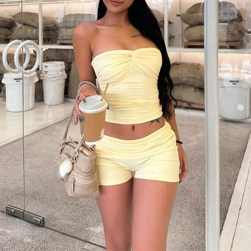 Summer Clothing Tops - 2026 Yaz Kadın Y2K Günlük Düz