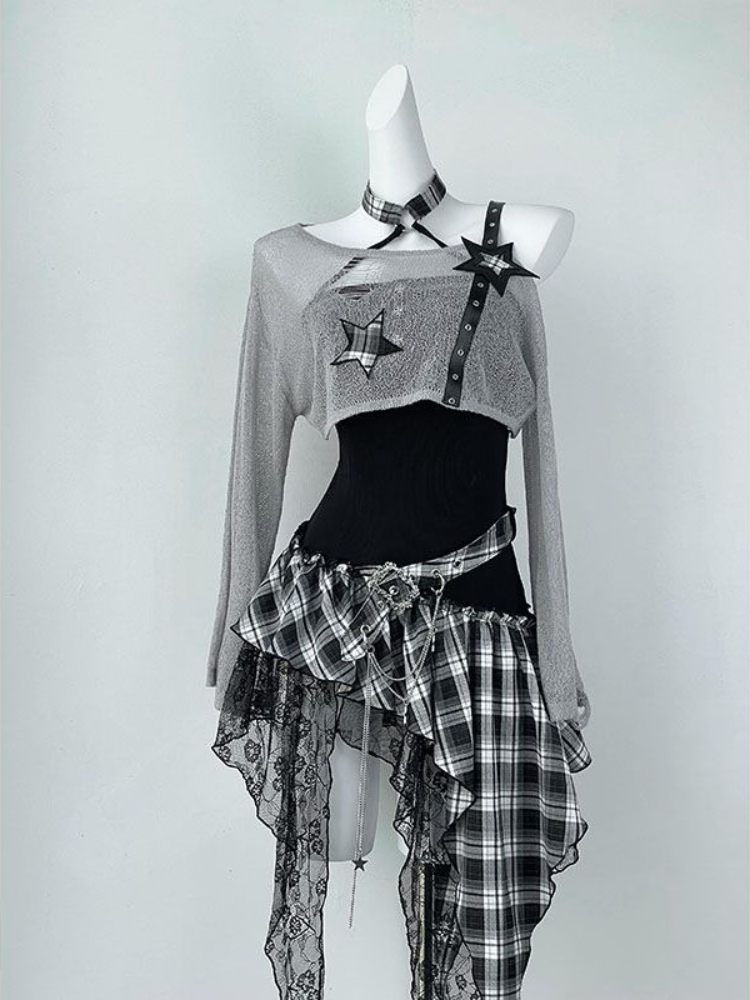 Summer Clothing Y2K - 2000 s Y2K Baharatlı Kız Tasarım