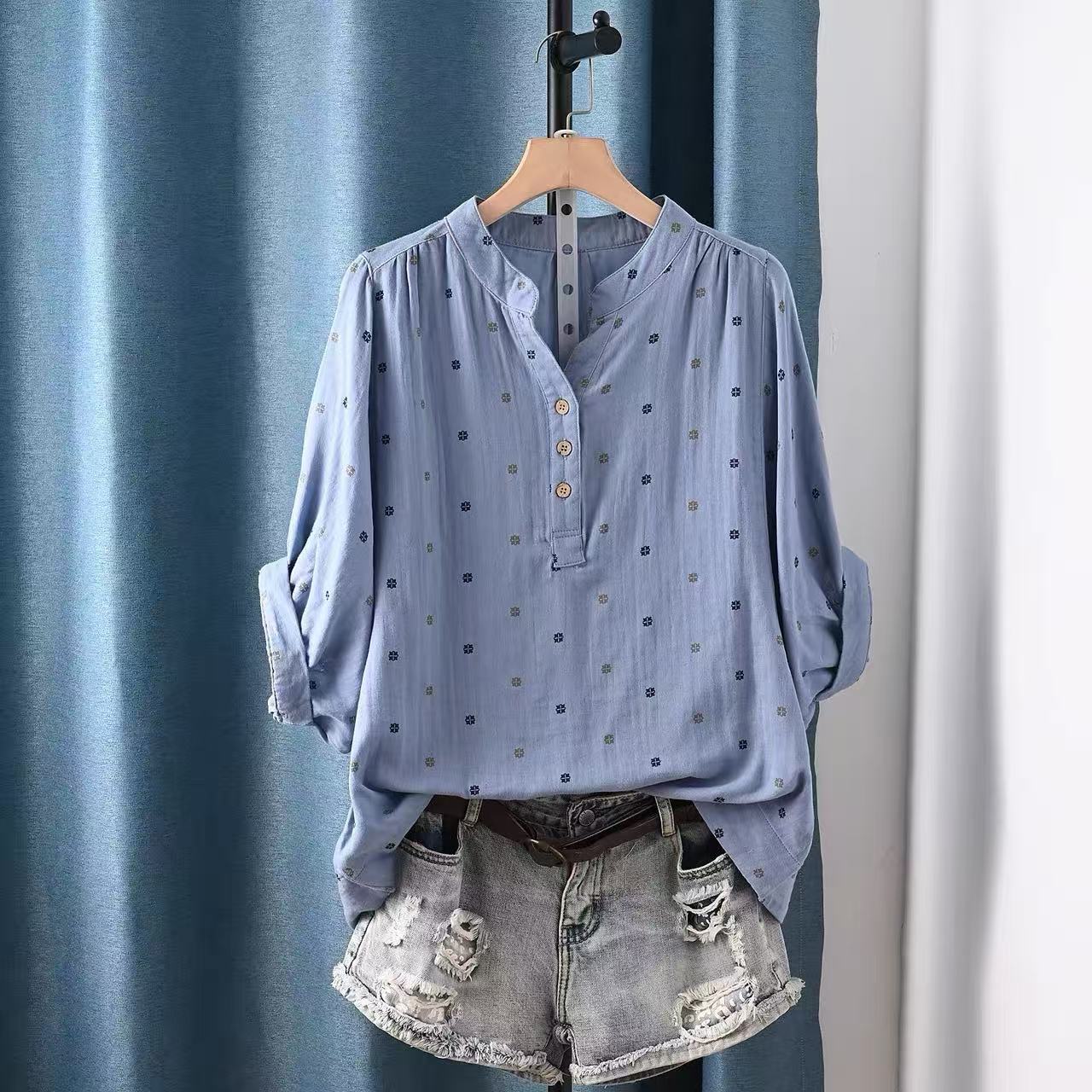 Summer Clothing For Japan - 2026 Kadın bluzu Japon pamuk ipliği
