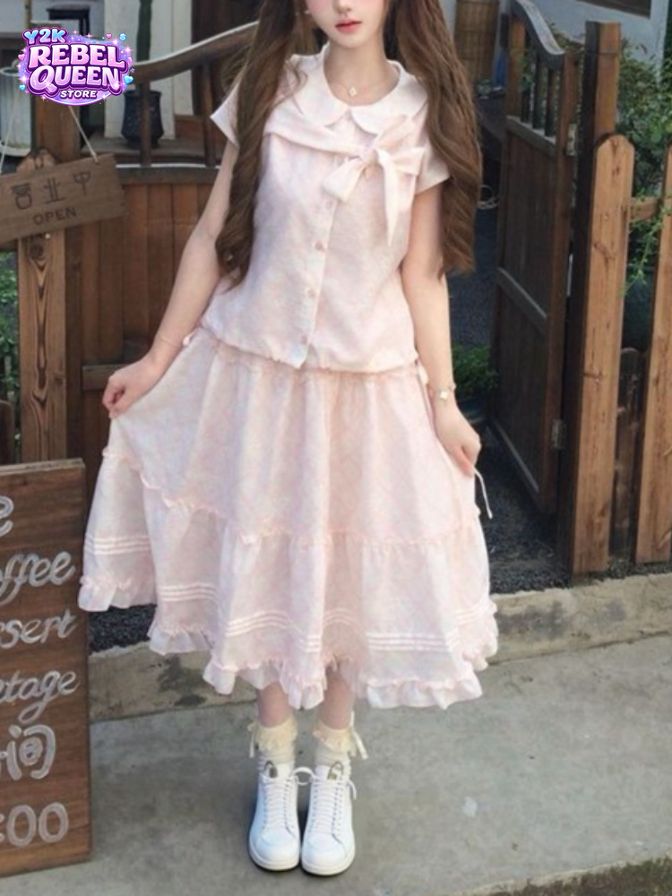 Summer Clothing Capsule - Japon Vintage Tatlı Fiyonklu Peter Pan