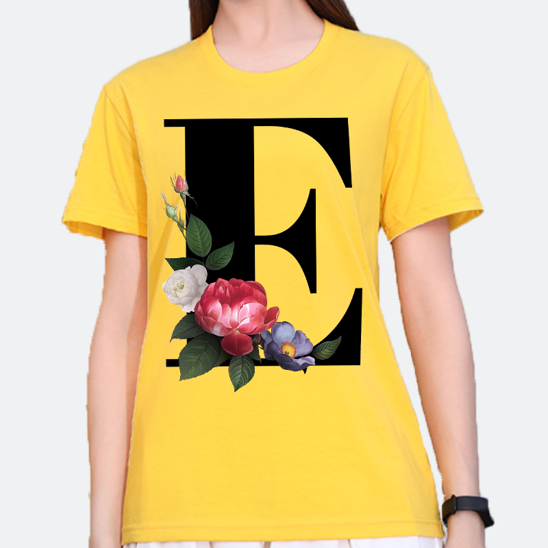 Yellow Summer Clothing - Büyük Beden Sarı Erkek ve Kadın