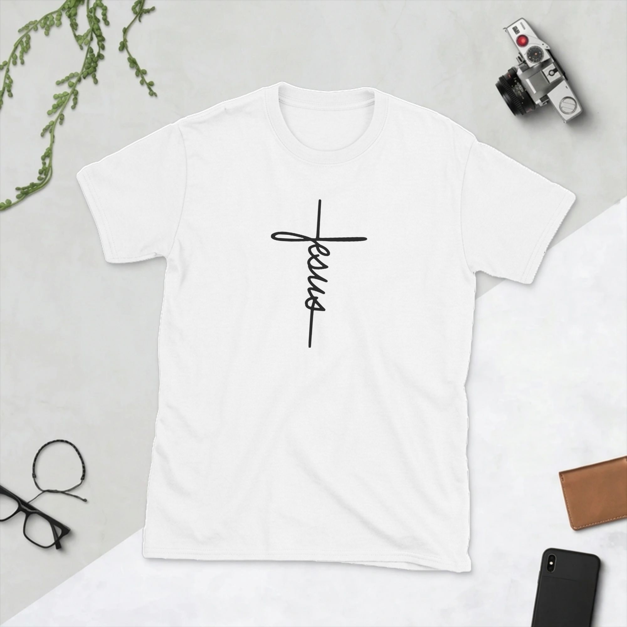 Erkek T-Shirt İsa Adı Çapraz L - Summer Clothing Name incelemesi ve fiyatı