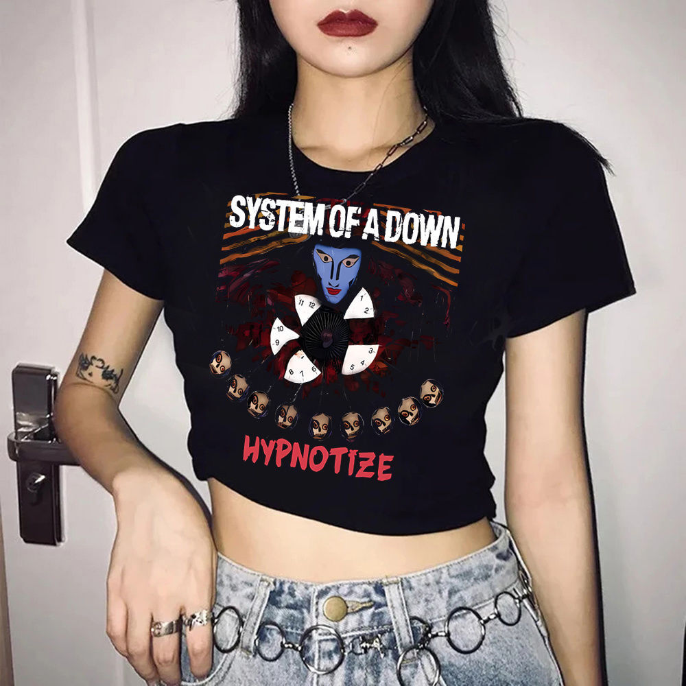 System of a Down crop top kısa - Summer Grunge Clothing incelemesi ve fiyatı