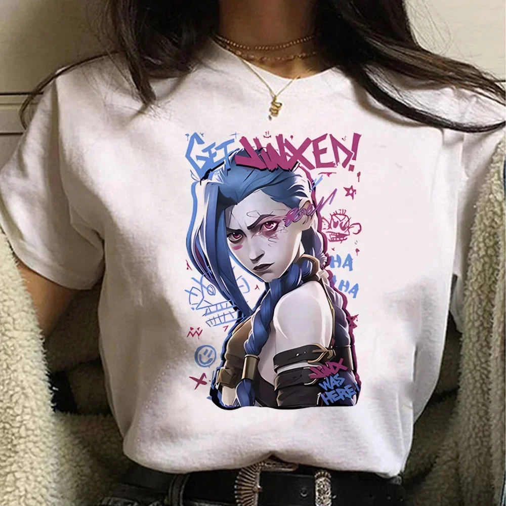 Jinx Arcane Maymun T Shirt Ani - Summer Grunge Clothing incelemesi ve fiyatı