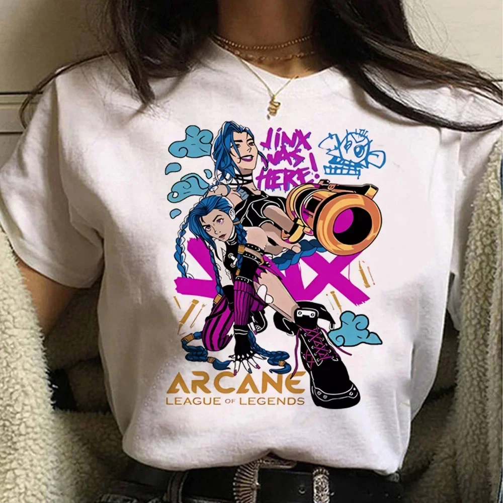 Jinx Arcane Maymun T Shirt Ani - Summer Grunge Clothing incelemesi ve fiyatı