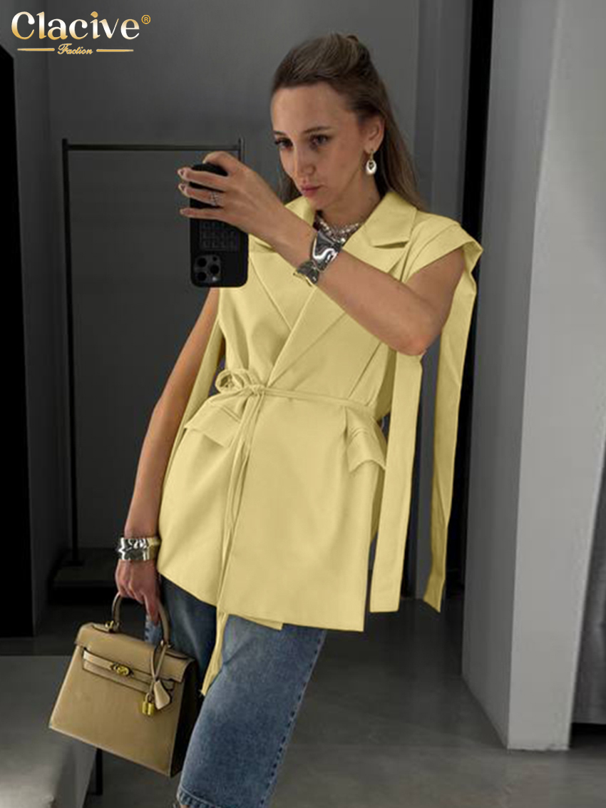 Clacive Moda Gevşek Sarı kadın - Yellow Summer Clothing incelemesi ve fiyatı