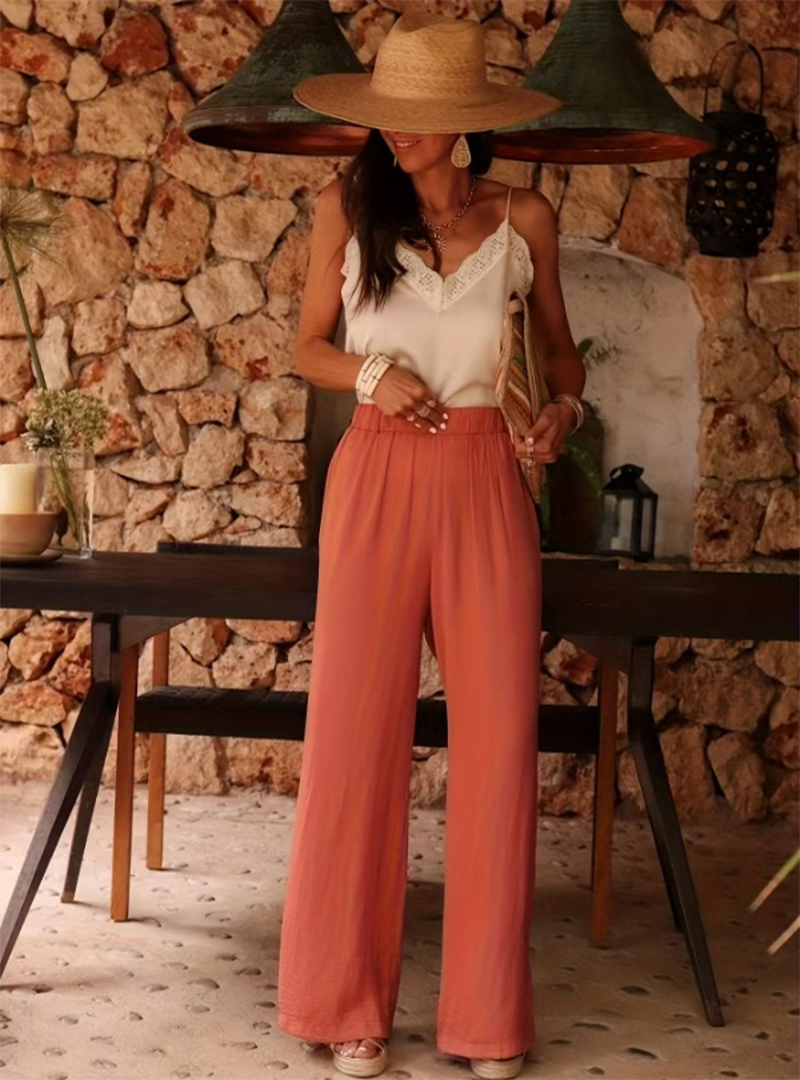Kadın Yüksek Bel Kağıt Kesim B - Palazzo Pant Wide incelemesi ve fiyatı