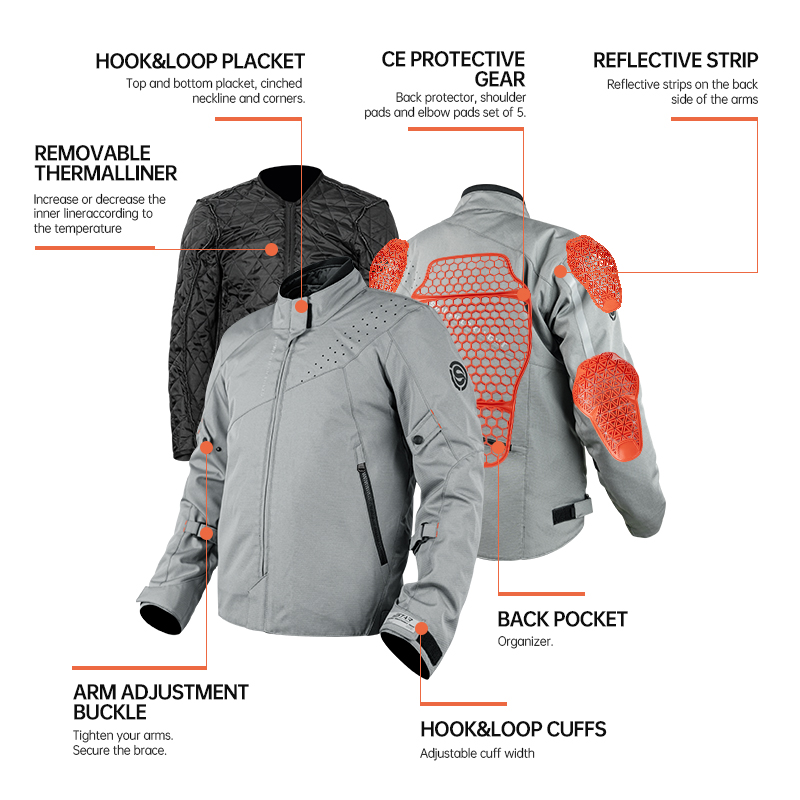 SFK Gri Motosiklet Sürme Giyim - Summer Knights Clothing incelemesi ve fiyatı