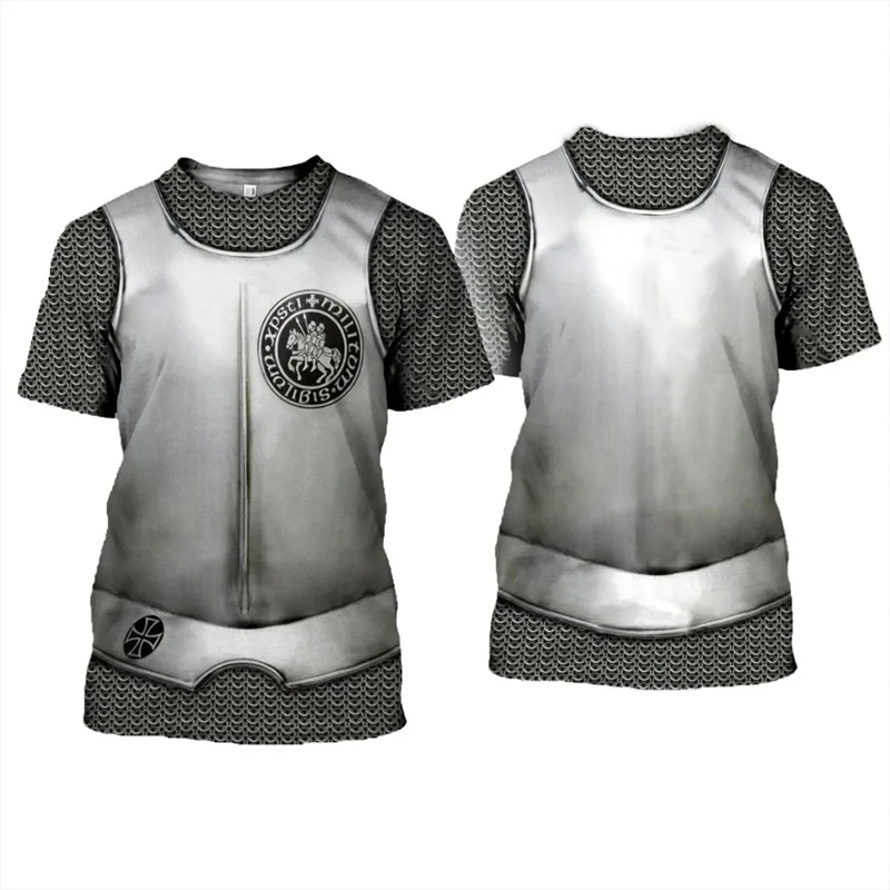 Knights Templar grafik erkek t - Summer Knights Clothing incelemesi ve fiyatı