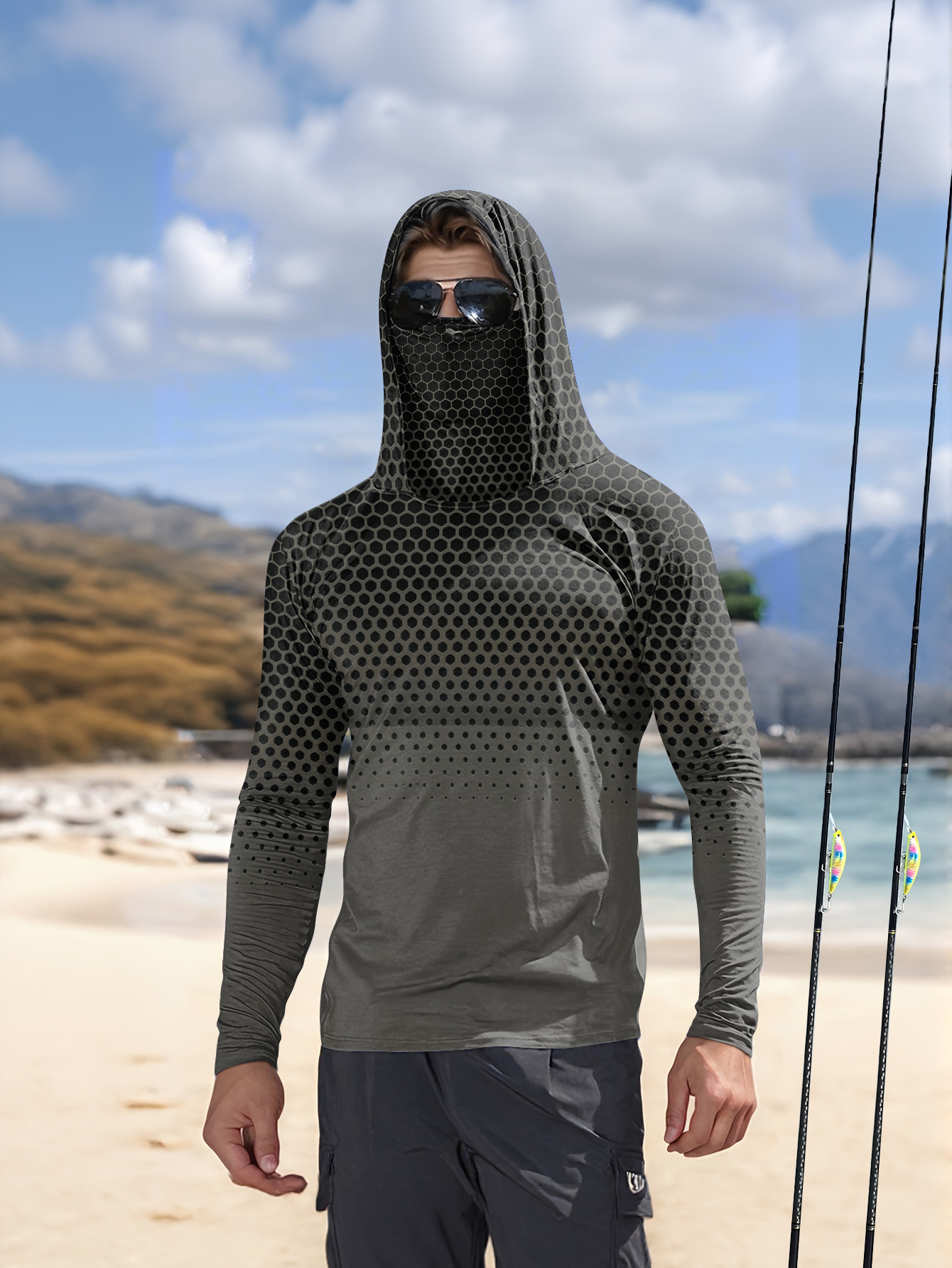 Erkek Kapüşonlu Balıkçı Gömleğ - Summer Clothing Tops incelemesi ve fiyatı