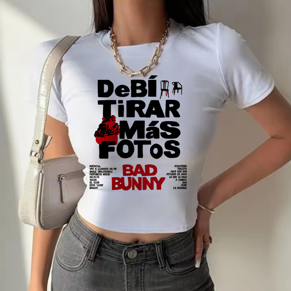 2026 Rapper Bad Bunny Tank Top - Summer Clothing Logo incelemesi ve fiyatı