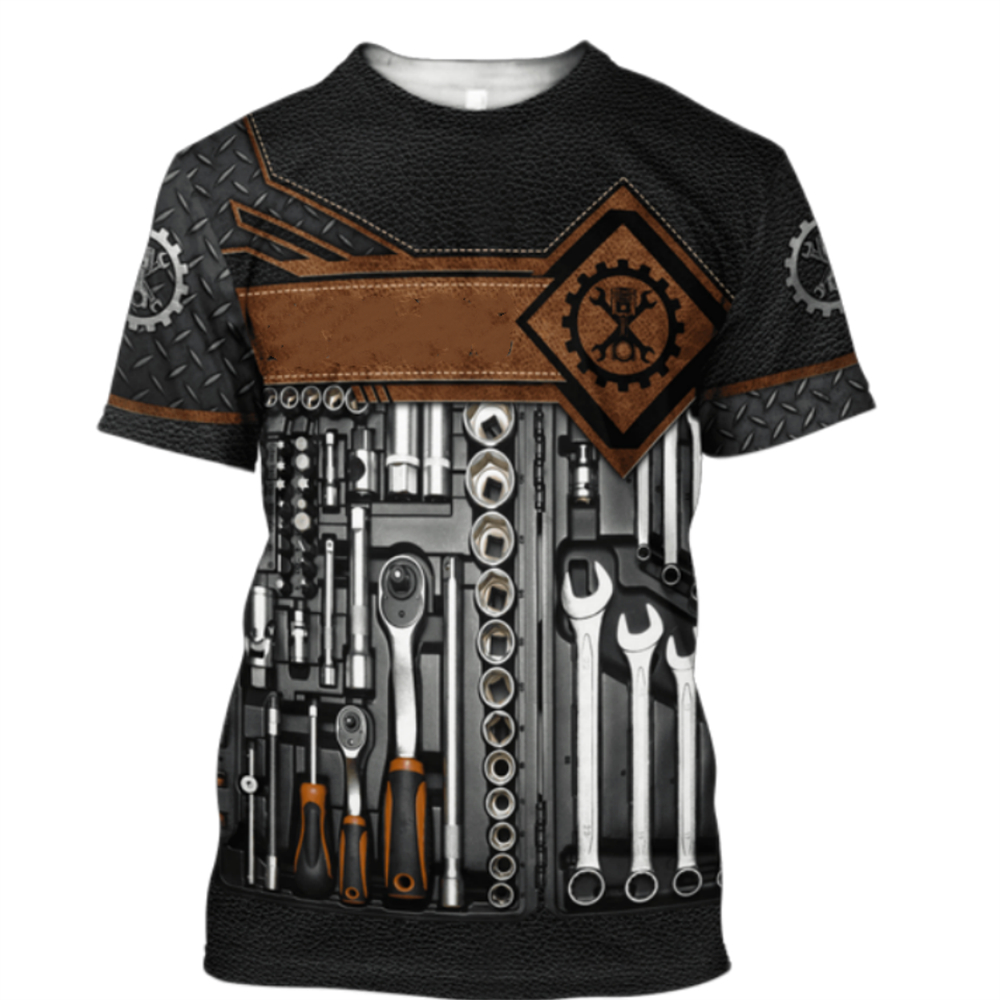 Vintage T-Shirt Mekanik 3D Bas - Summer Clothing Name incelemesi ve fiyatı