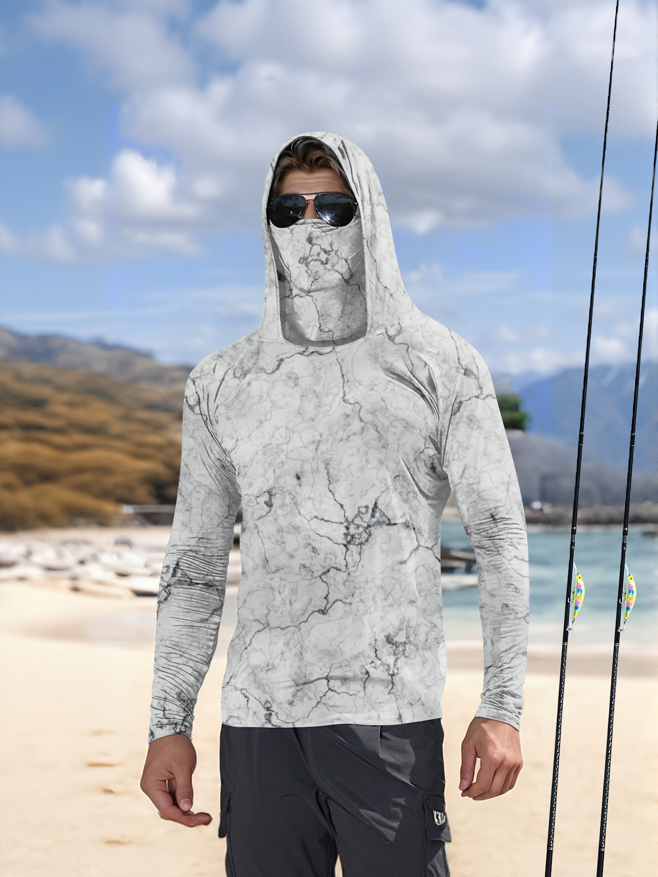 Erkek Kapüşonlu Balıkçı Gömleğ - Summer Clothing Tops incelemesi ve fiyatı