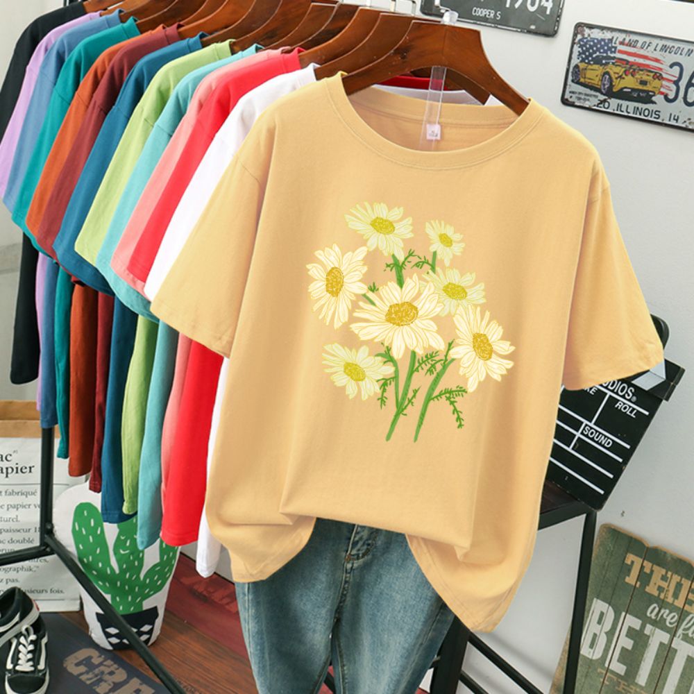 Sokak Pamuk Kadın T-Shirt Taze - Yellow Summer Clothing incelemesi ve fiyatı