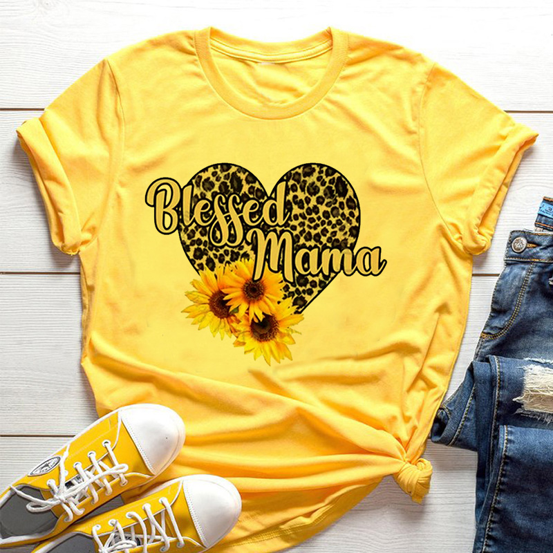 Sarı kadın T-shirt Ayçiçeği Ar - Yellow Summer Clothing incelemesi ve fiyatı