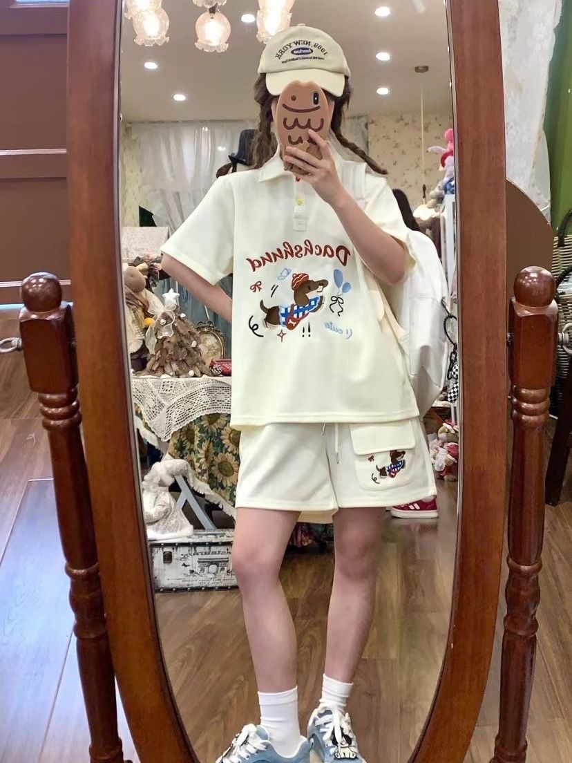 Kawaii Nakış Köpek Japonya Tar - Summer Clothing For Japan incelemesi ve fiyatı